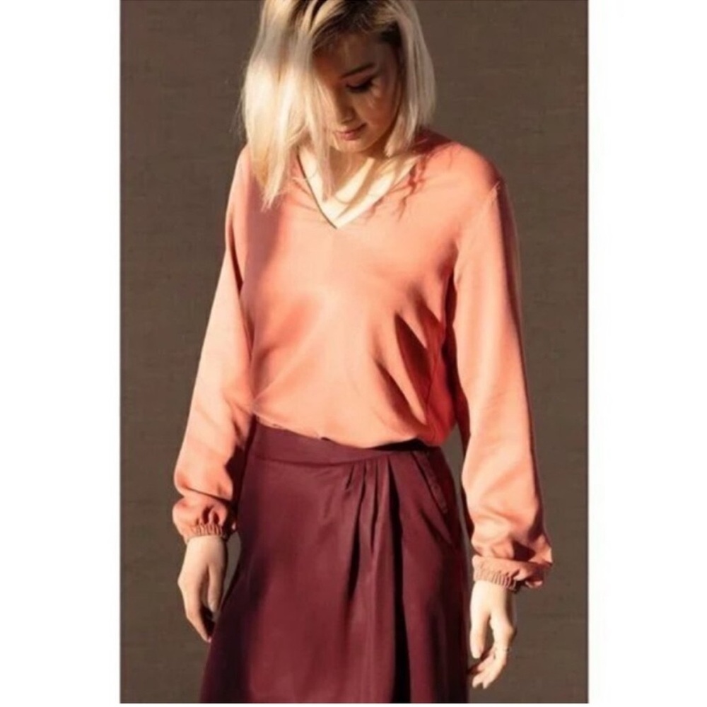 Universal Standard Coral Blouse